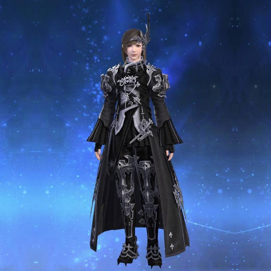 Prestige High Allagan Coat of Healing's gearset image female.