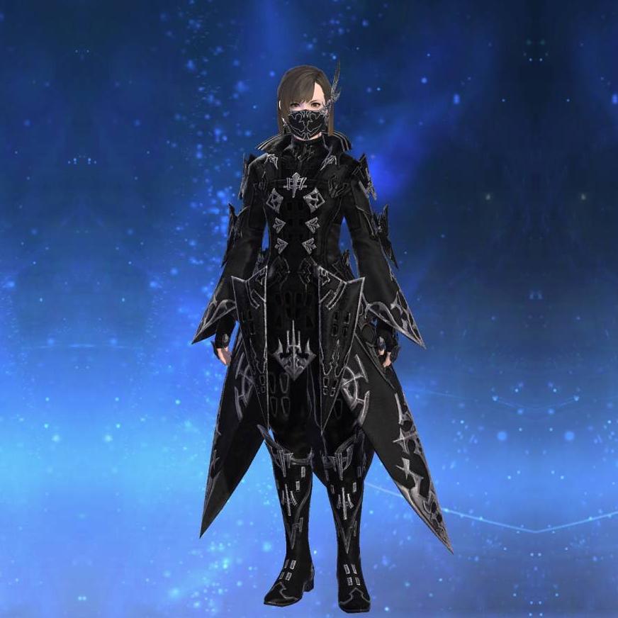 Prestige High Allagan Coat of Aiming's gearset image female.