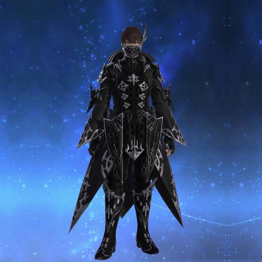Prestige High Allagan Coat of Aiming's gearset image male.
