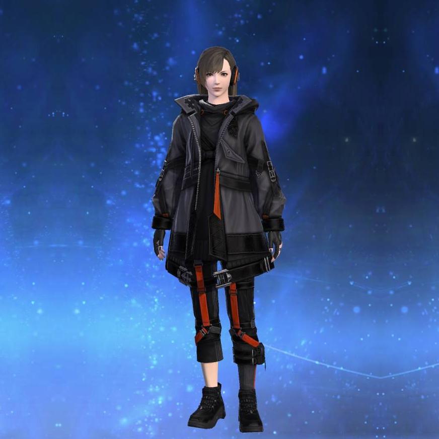 Magitek Jacket's gearset image female.