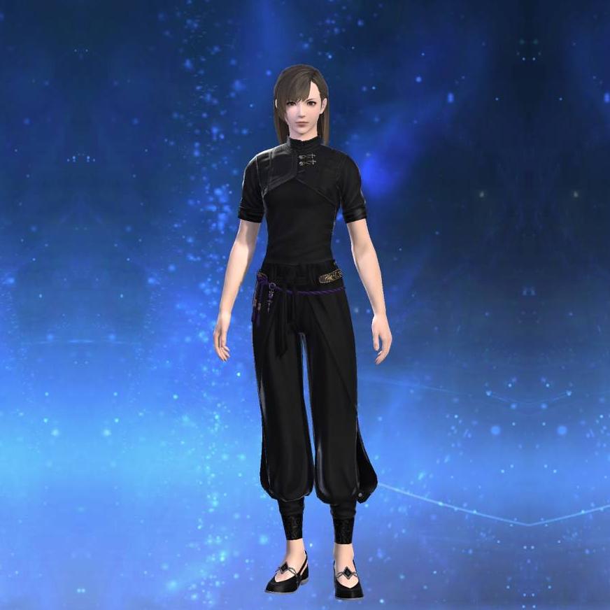 Martial Artist's Vest's gearset image female.