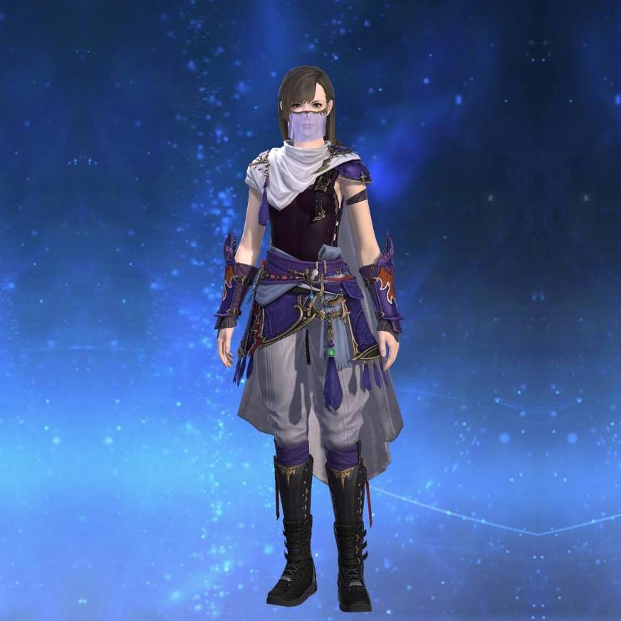 Moonward Cloak of Scouting's gearset image female.
