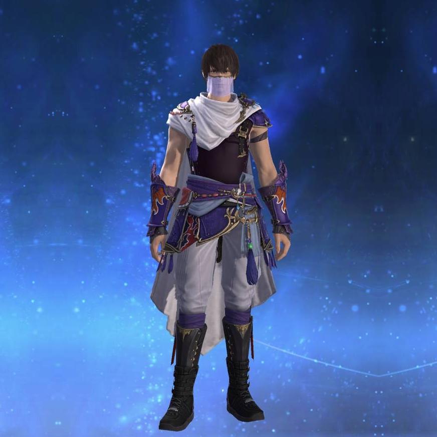 Moonward Cloak of Scouting's gearset image male.