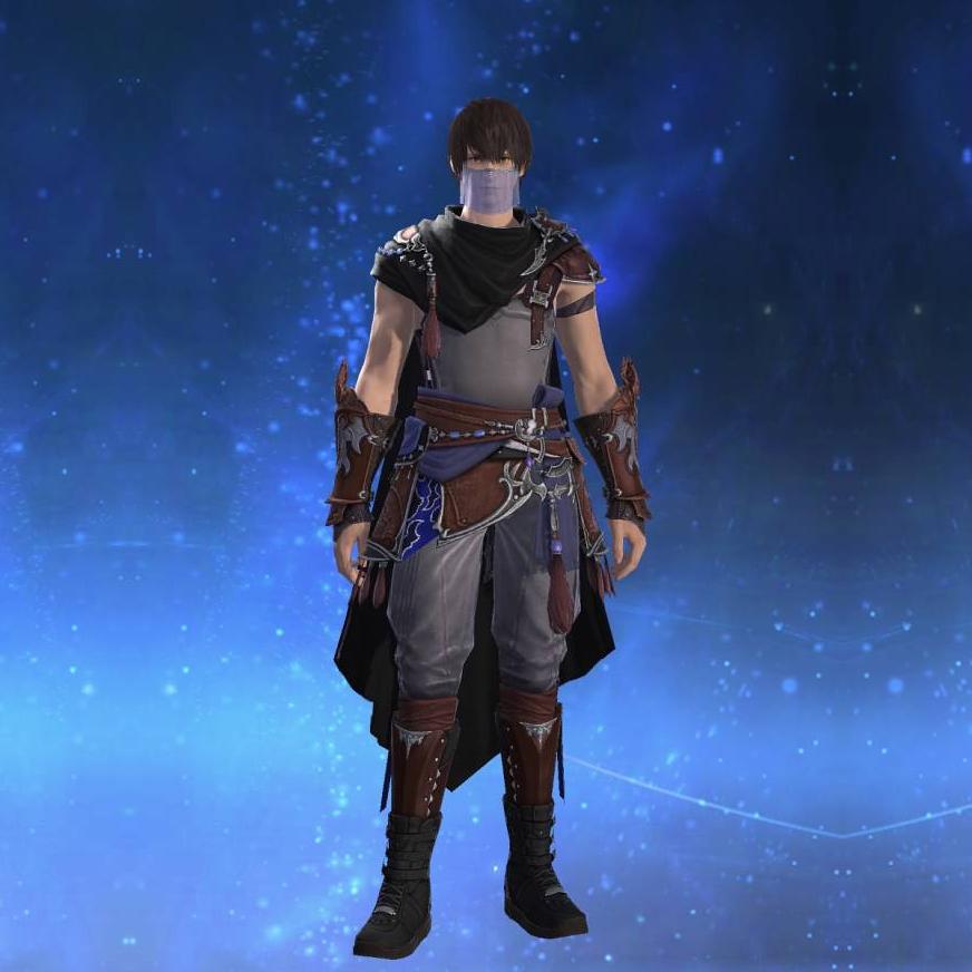 Moonward Cloak of Striking's gearset image male.