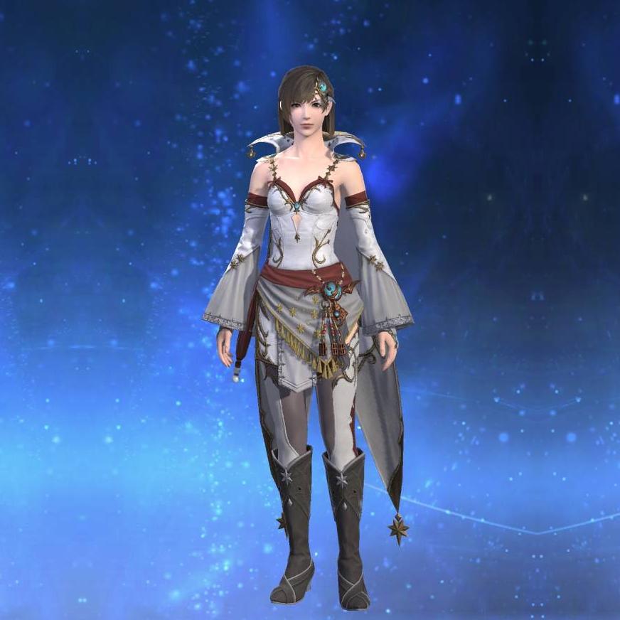 Moonward Top of Healing's gearset image female.