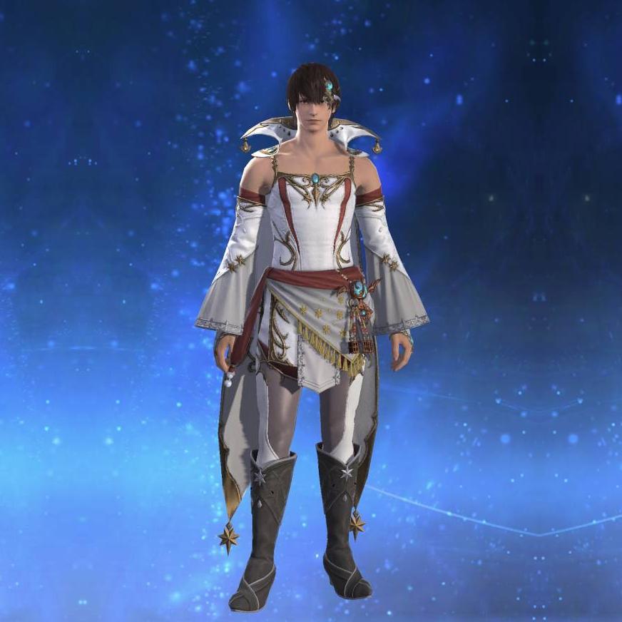 Moonward Top of Healing's gearset image male.