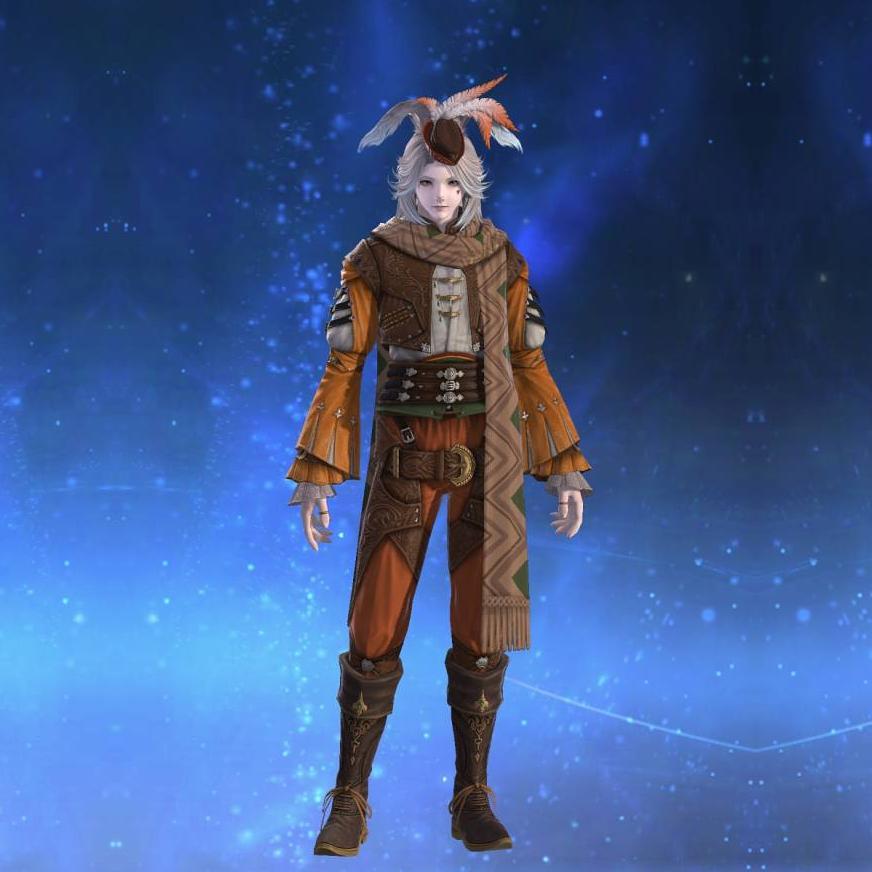 ムーンワード・レンジャーアタイア's gearset image male model.