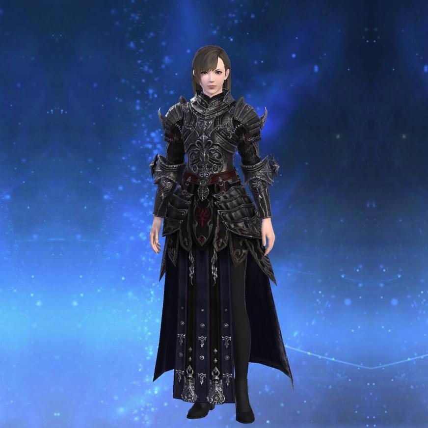 Ornate Rinascita Cuirass of Maiming's gearset image female.