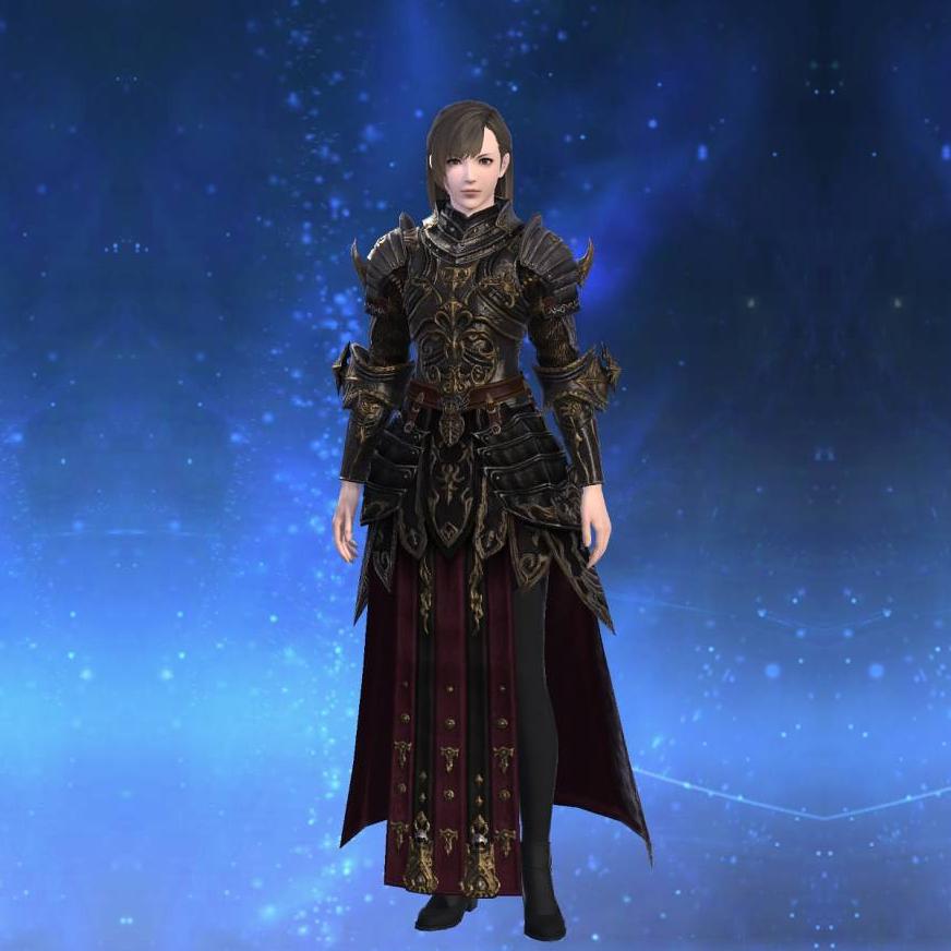 Ornate Rinascita Cuirass of Fending's gearset image female.