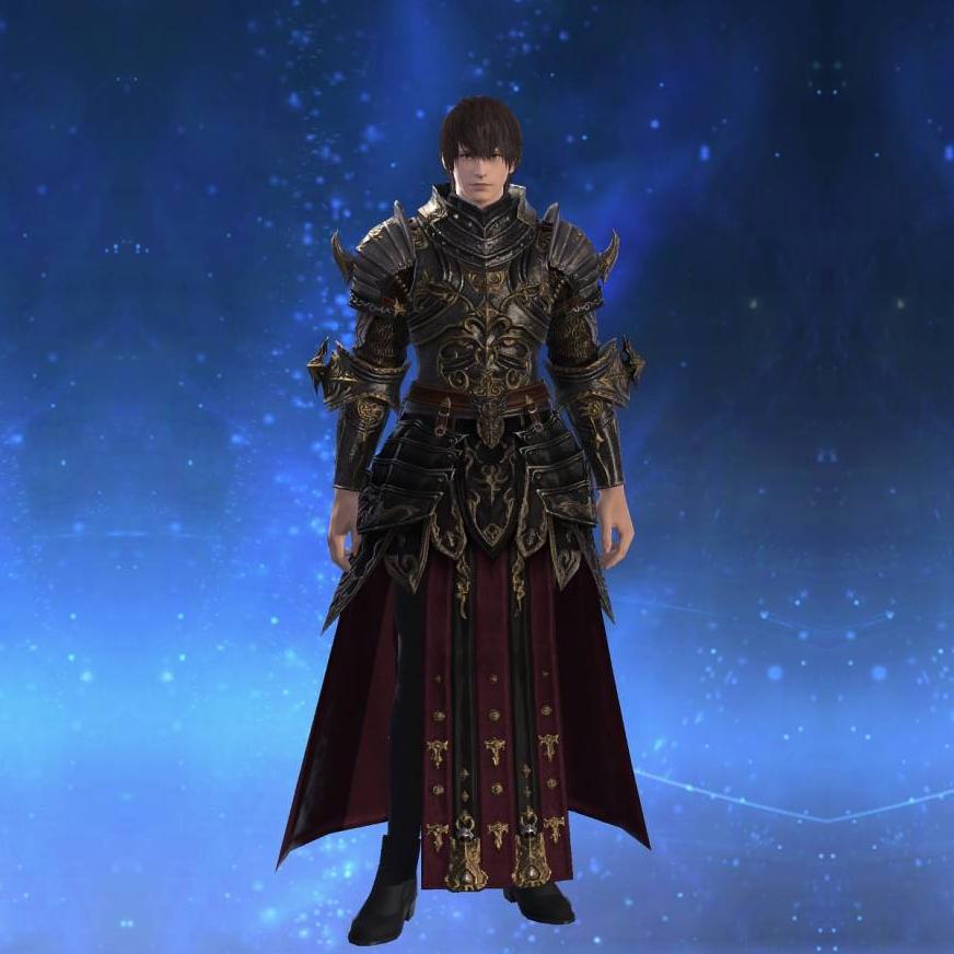 Ornate Rinascita Cuirass of Fending's gearset image male.
