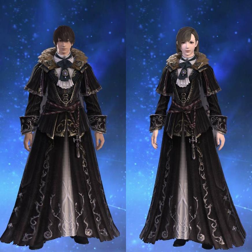 Ornate Rinascita Coat of Healing's gearset image.
