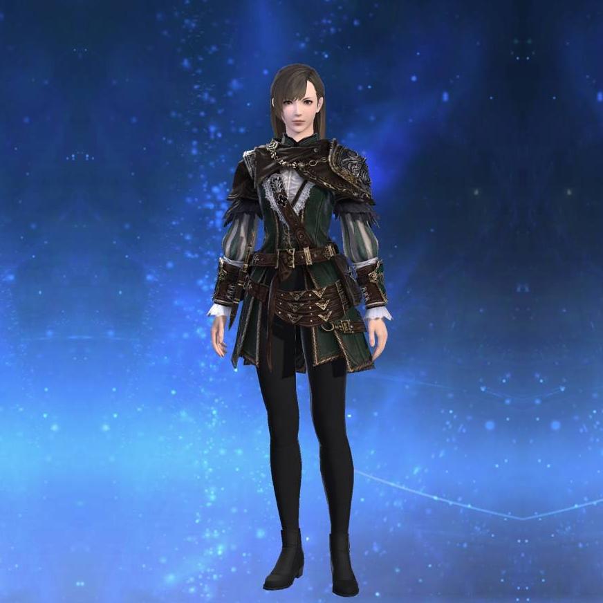 Ornate Rinascita Jacket of Aiming's gearset image female.