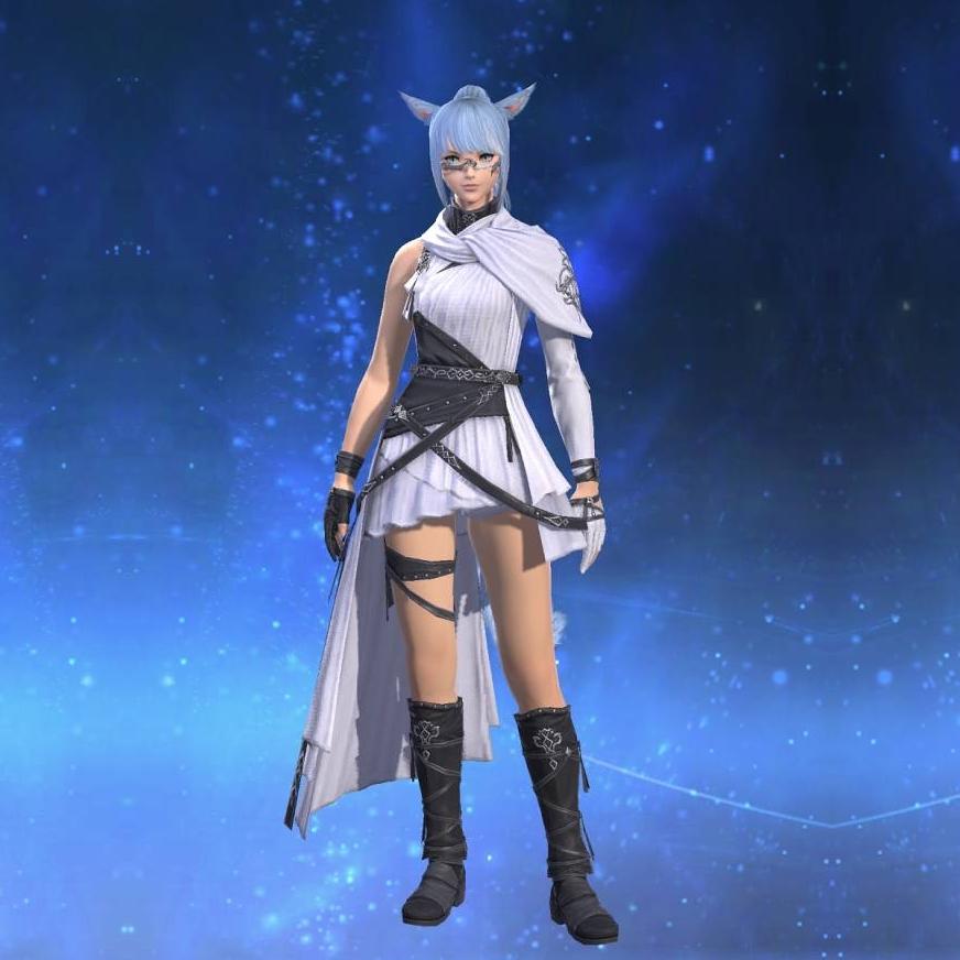 Limbo Himation of Maiming's gearset image female model.