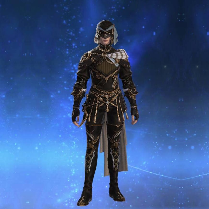 Augmented Lunar Envoy's Gambison of Maiming's gearset image male.