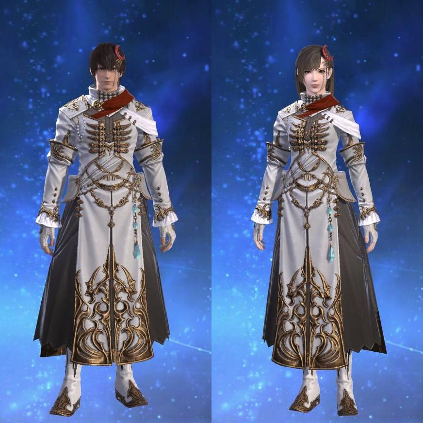 Augmented Lunar Envoy's Justaucorps of Healing's gearset image.