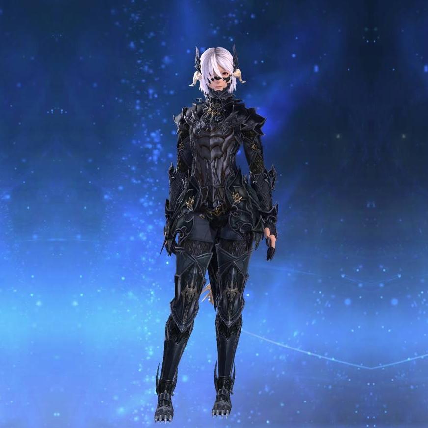 レディアント・ストライカーアタイア's gearset image female model.