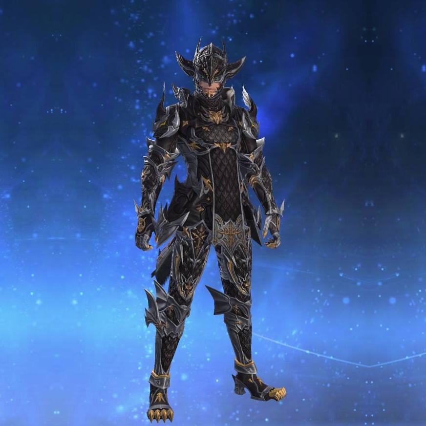 レディアント・ディフェンダーアタイア's gearset image male model.