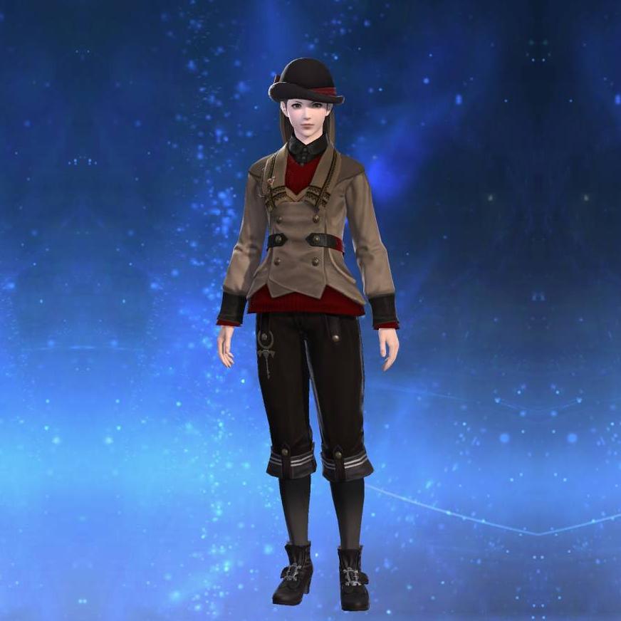 Valentione Emissary's Jacket's gearset image female.