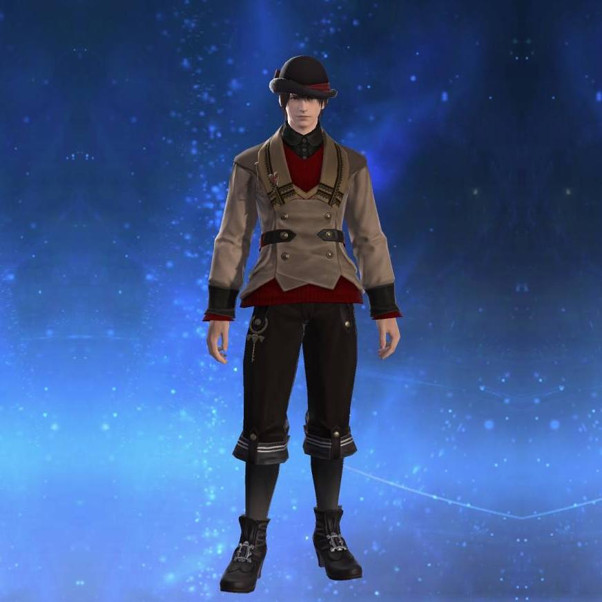 Valentione Emissary's Jacket's gearset image male.
