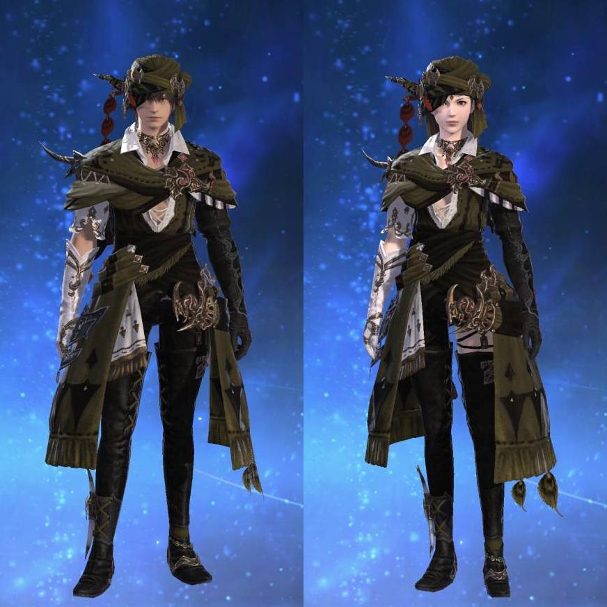 Virtu Aoidos' Cloak's gearset image.