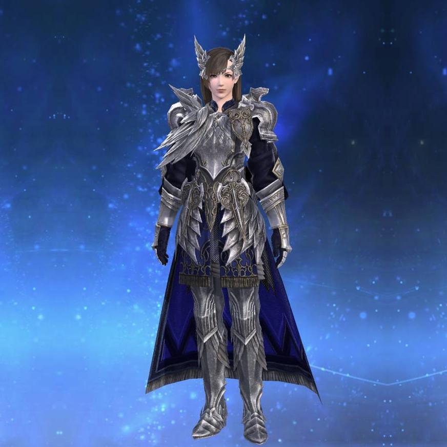 Virtu Creed Cuirass's gearset image female.