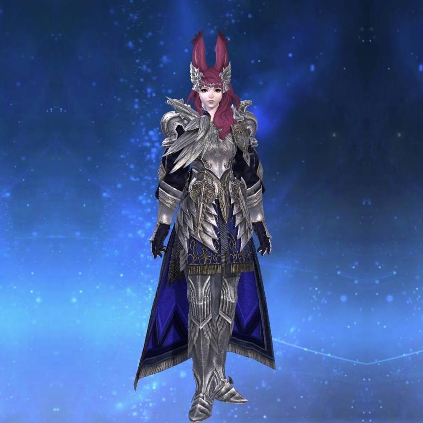 Virtu Creed Cuirass's gearset image female model.
