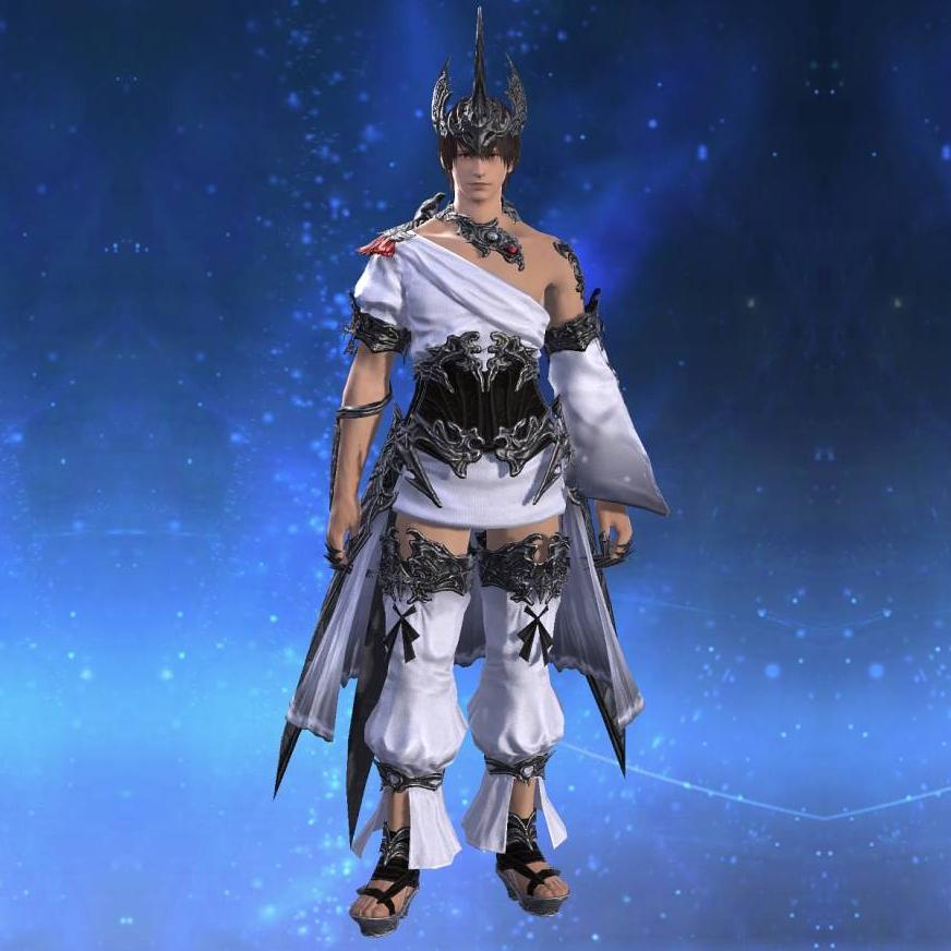 Virtu Caller's Himation's gearset image male.
