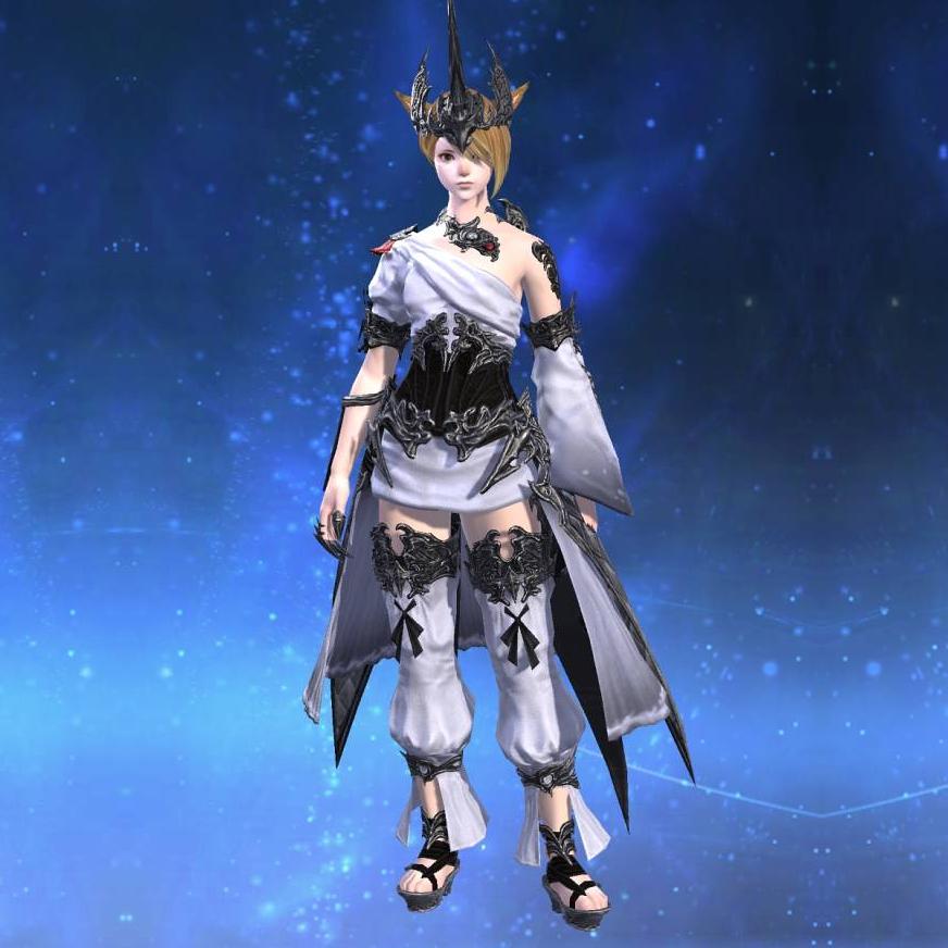 Virtu Caller's Himation's gearset image female model.
