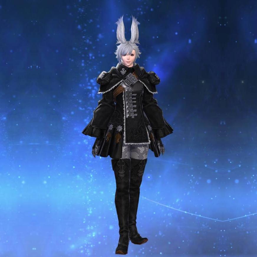 Virtu Goetia Coat's gearset image female model.
