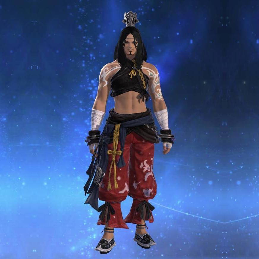 Virtu Tantra Chestwrap's gearset image male model.