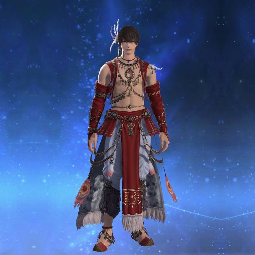 Virtu Dancer's Casaque's gearset image male.