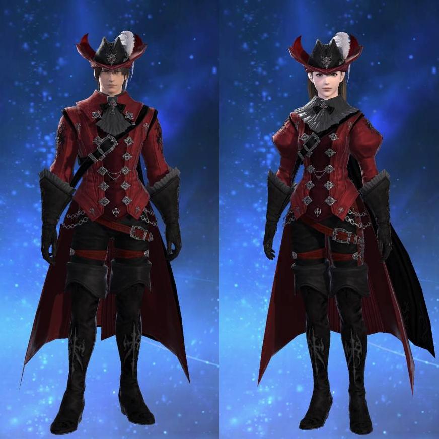 Virtu Duelist's Tabard's gearset image.