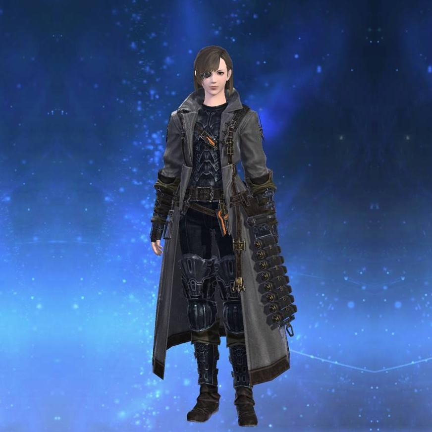 Virtu Bodyguard's Coat's gearset image female.