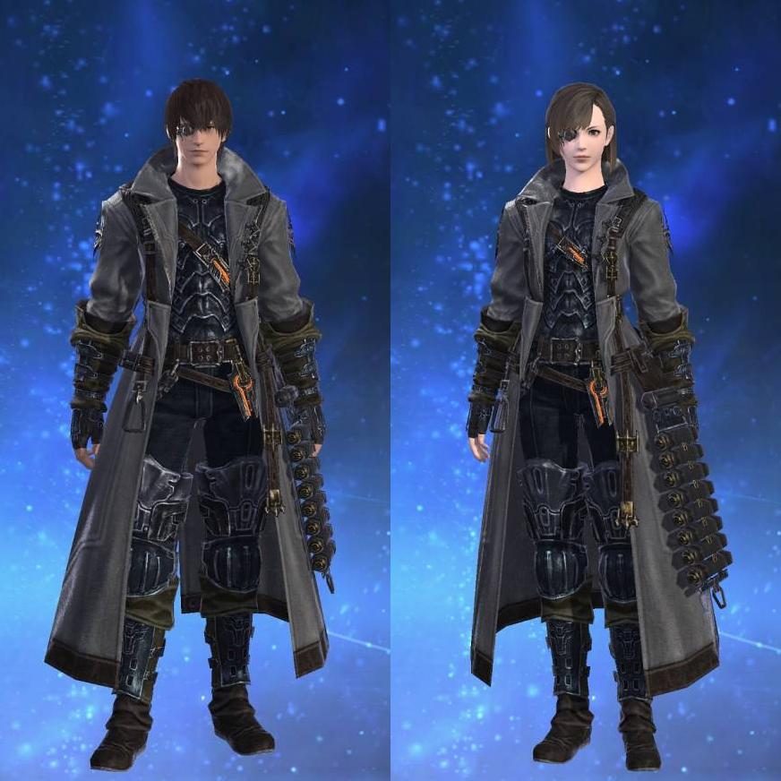 Virtu Bodyguard's Coat's gearset image.