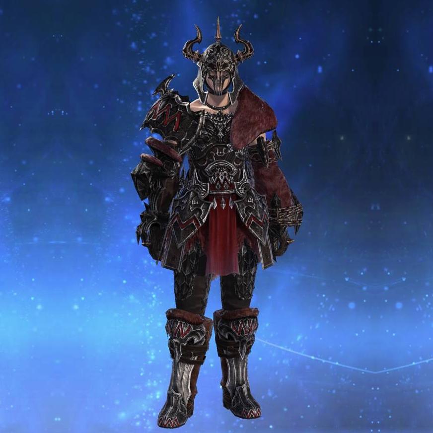 Virtu Ravager's Cuirass's gearset image male.