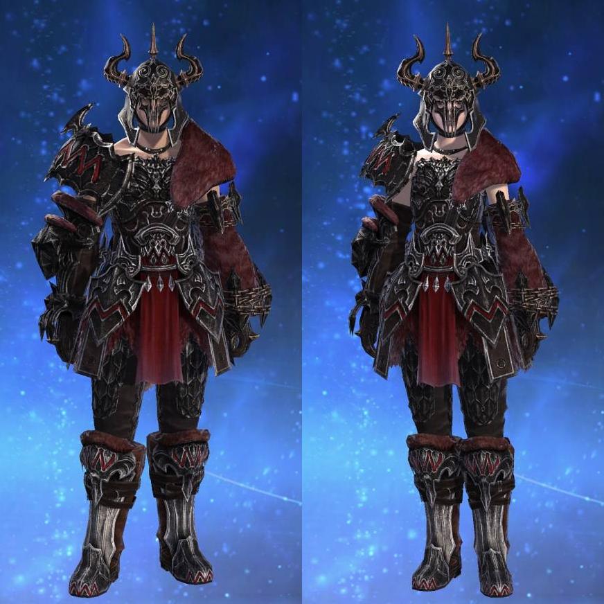 Virtu Ravager's Cuirass's gearset image.