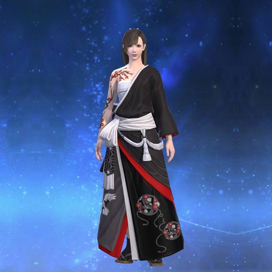 夜鶴袴下's gearset image female.