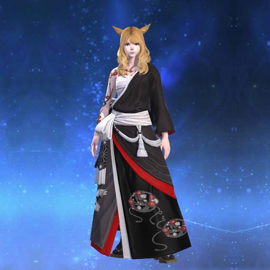 夜鶴袴下's gearset image female model.