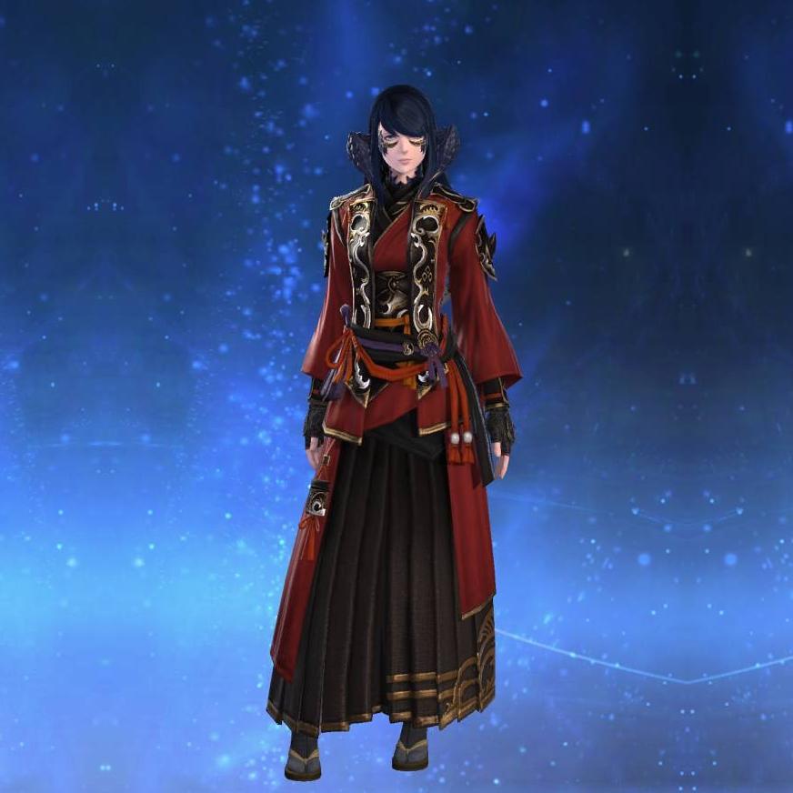 早乙女装束's gearset image female model.