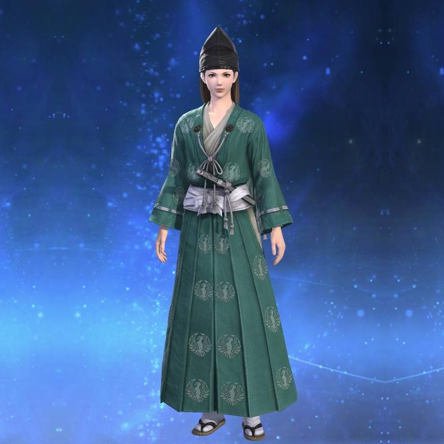 Shishu Bujin Hitatare's gearset image female.