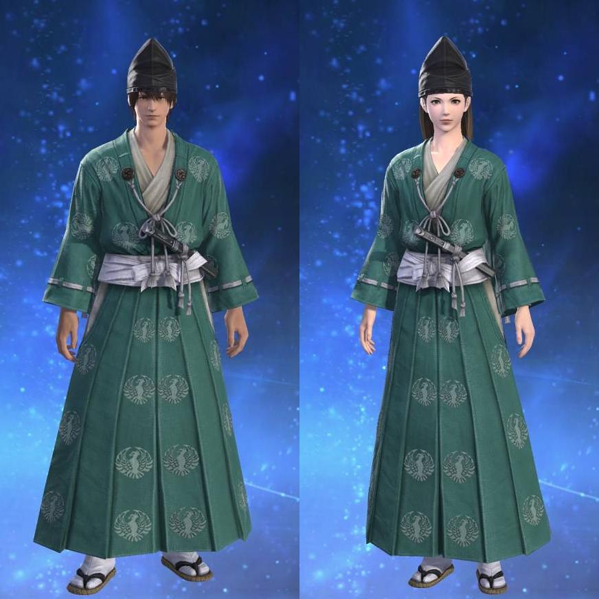 Shishu Bujin Hitatare's gearset image.