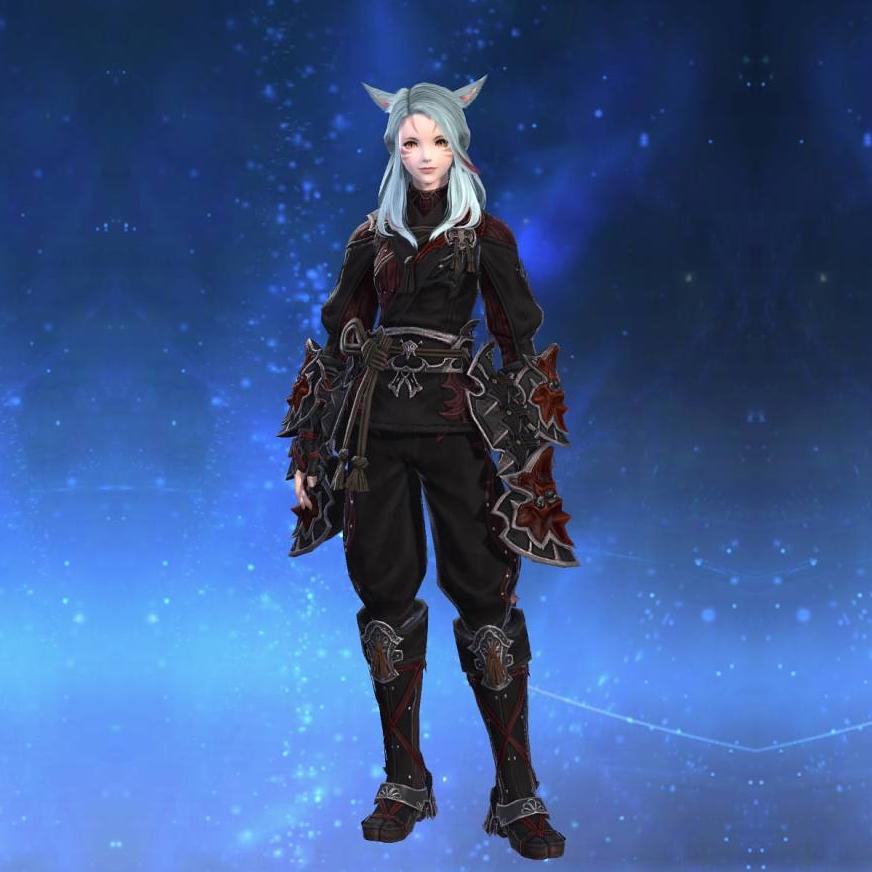 Prestige Fuma Koromo's gearset image female model.