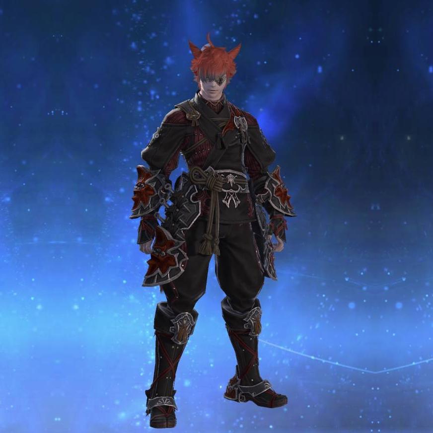 Prestige Fuma Koromo's gearset image male model.