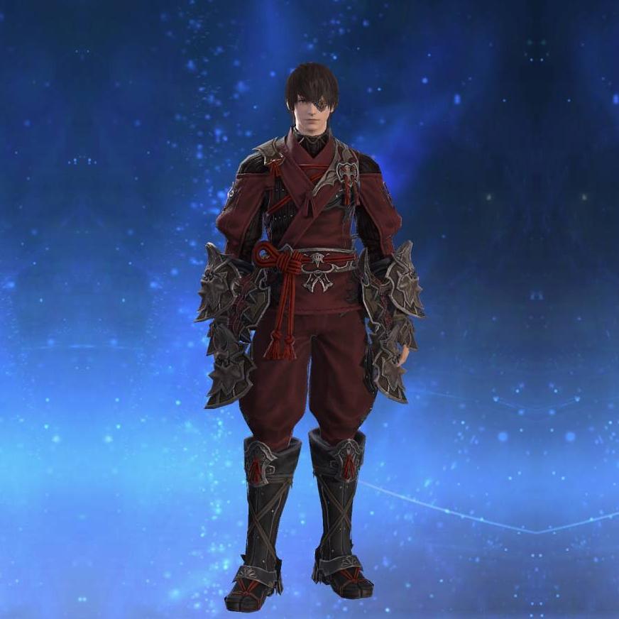 風魔装束・陰【威】's gearset image male.