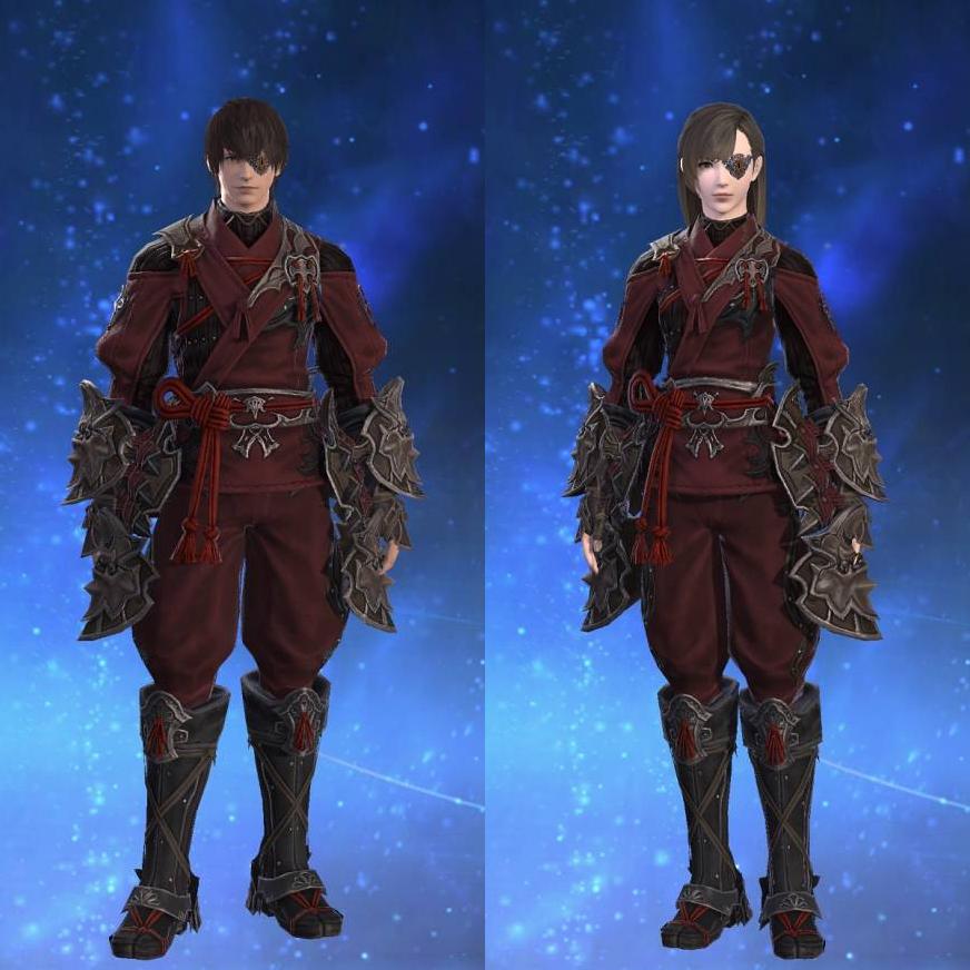 Prestige Shadow Fuma Koromo's gearset image.