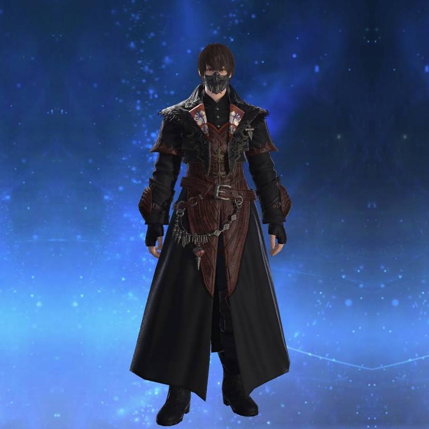 Makai Harbinger's Battlegarb's gearset image.