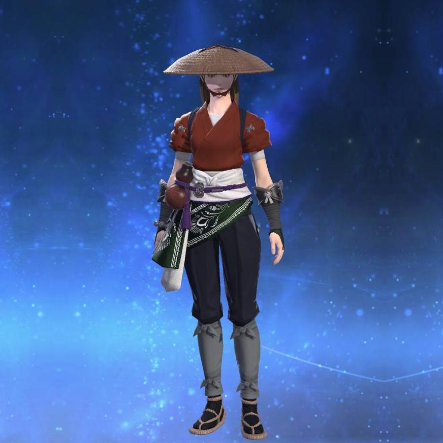 黒麻旅衣's gearset image female.