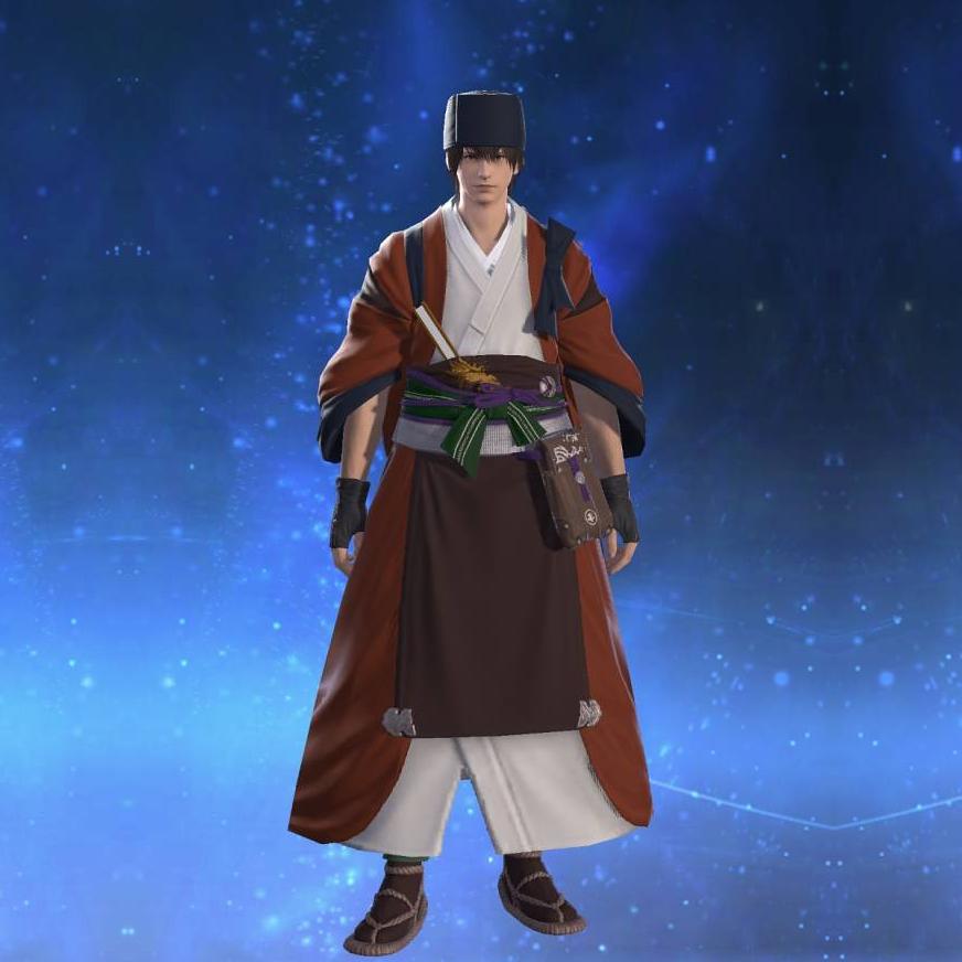 黒麻胴着's gearset image male.