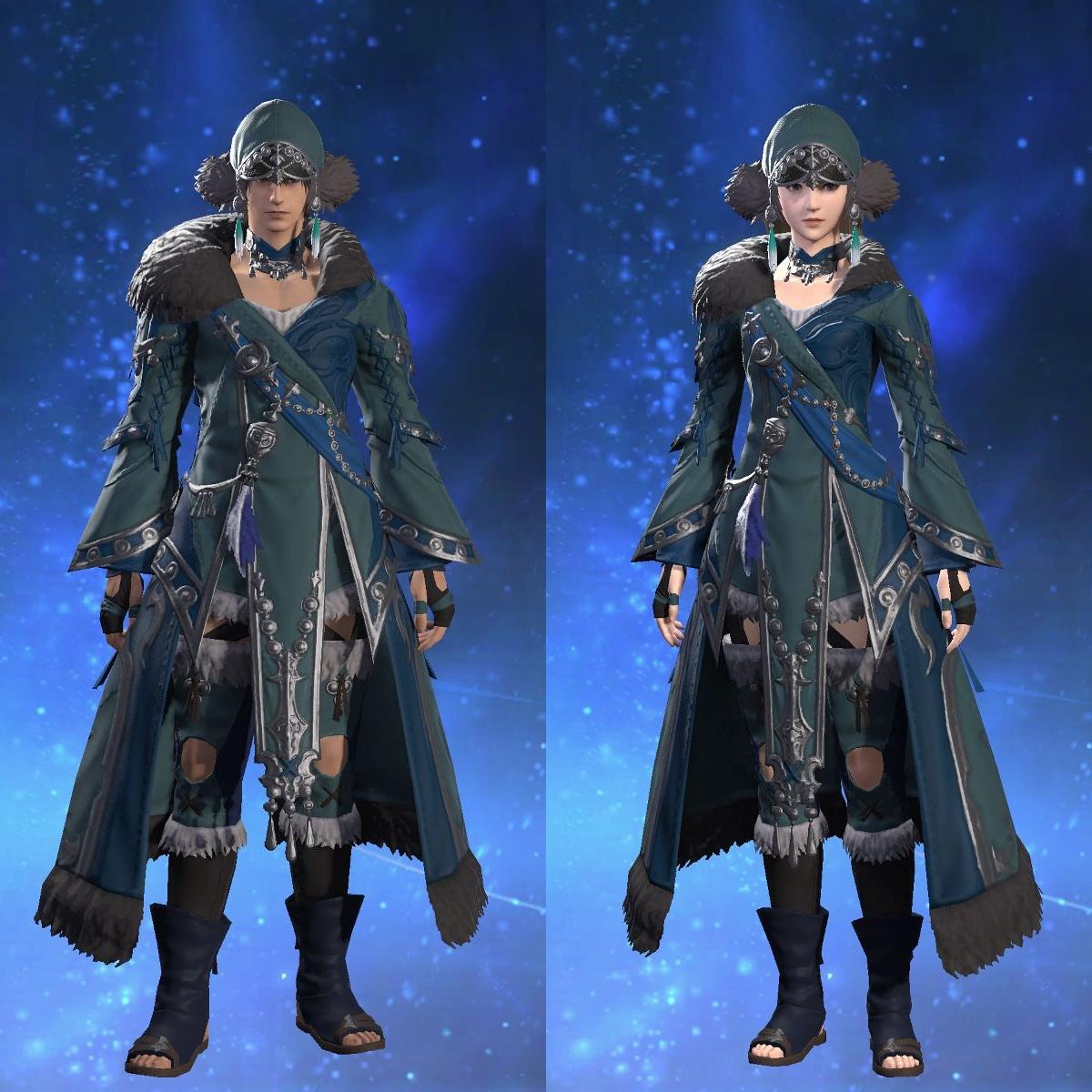 Snow Cotton Coat of Casting's gearset image.