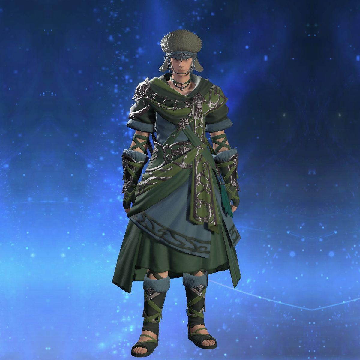 Snow Cotton Tunic of Scouting's gearset image male.